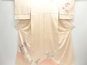 手描き友禅牡丹に梅模様訪問着